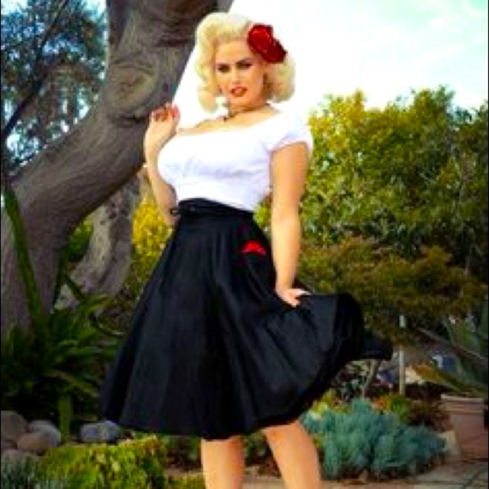 NWT Pinup Girl Clothing Corset Skirt, size Small, Pinup Couture